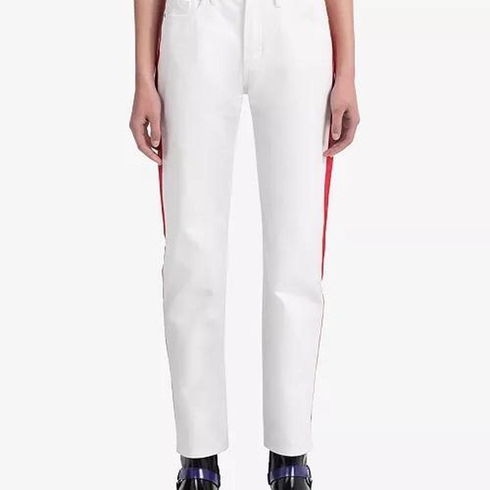 Calvin Klein Ralf Simons High Rise Straight Leg Jeans